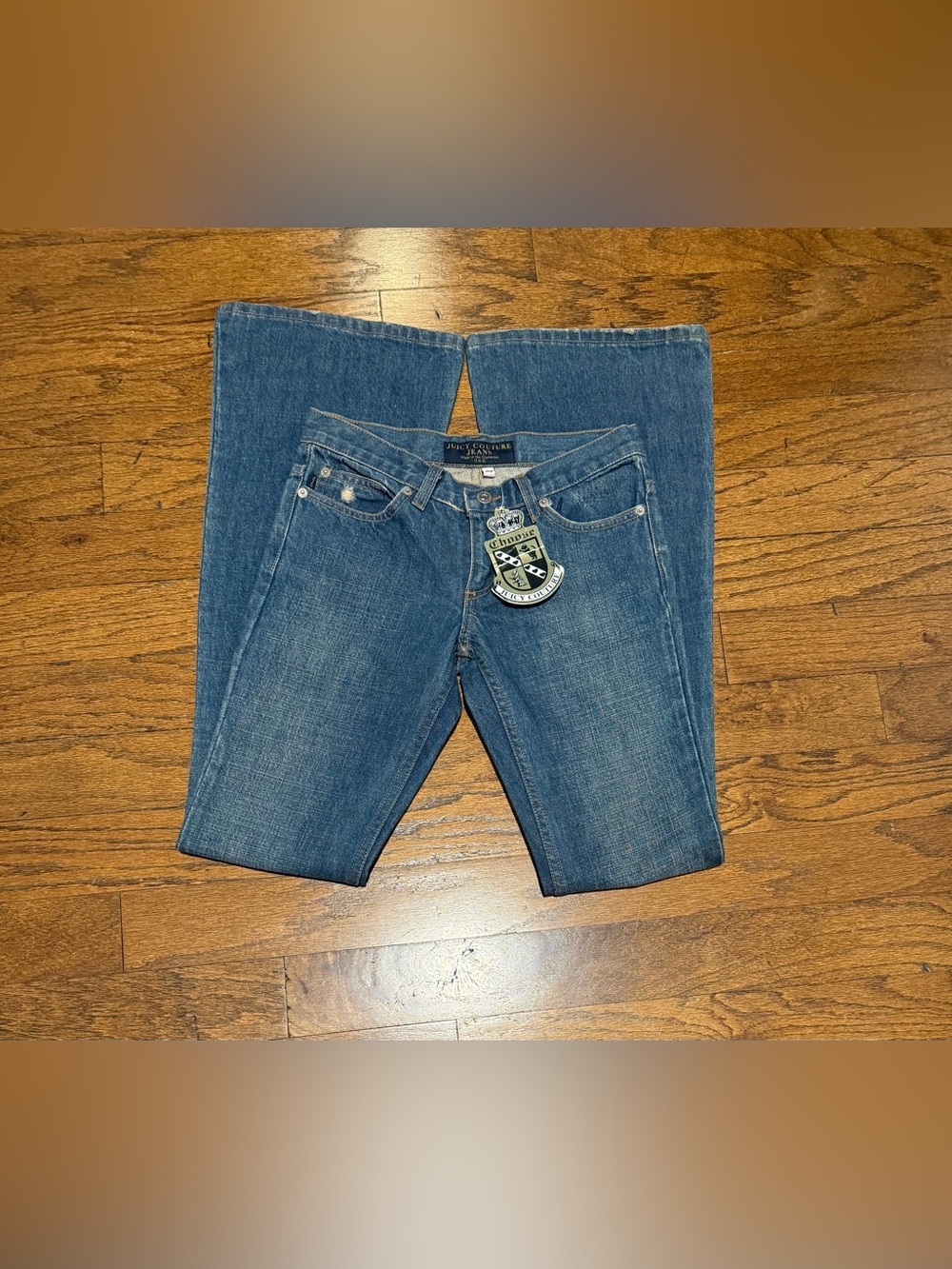 NWT Vintage Y2K Juicy Couture "Travis" Low Rise Flare Jeans (Size 25)